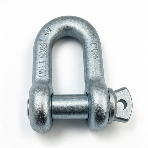Marine‑Grade Screw‑Pin D Shackle, Hot‑Dip Galvanized Anchor Shackle for Mooring & Off‑Road Recovery