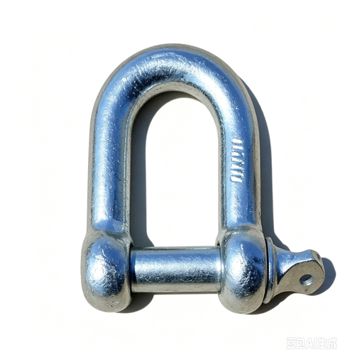 Forged Galvanized D‑Shackle, Heavy‑Duty Marine Anchor Shackle for Boat Rigging, Lifting & Towing