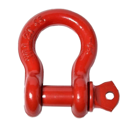 Heavy Duty Off-Road Recovery D Shackle, High Tensile Forged Steel Lifting Shackle for Trailer Towing and Industrial Crane Hoisting