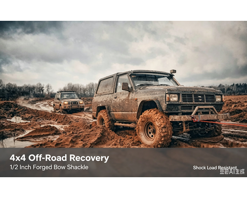 Bulk Supply Forged Heavy‑Duty Bow Shackle Manufacturer for Off‑Road Vehicle Rescue Equipment