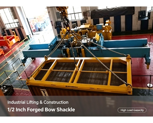 Safety‑Certified Lifting Bow Shackle  for Construction & Industrial Hoisting Jobs